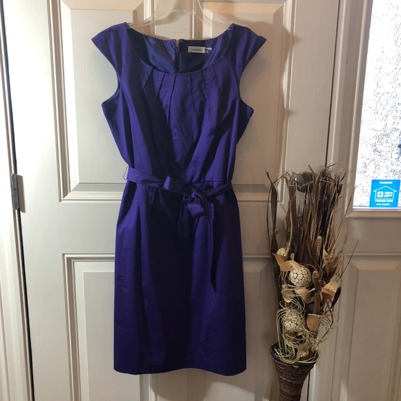 Calvin Klein Dresses & Skirts - Calvin Klein Purple Dress - Size 14